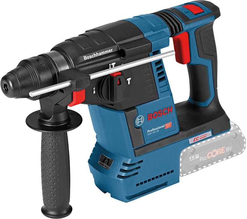 Akku-Kombihammer solo GBH 18V-26 Bosch ohne Akku ohne Ladegerät L-Boxx