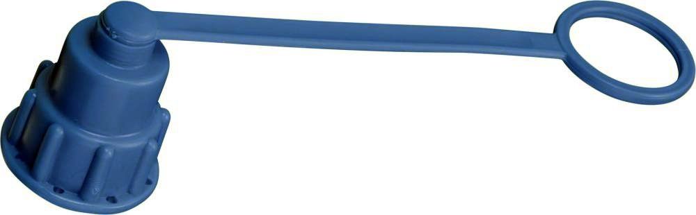 Tüllen-Verschraubung HDPE blau für Außen-D 24 mm