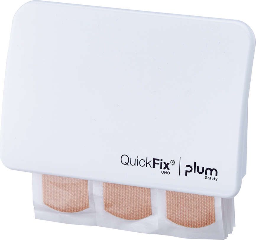 Pflastersp. UNO Quickfix,weiß ( 1x45 Plf.)