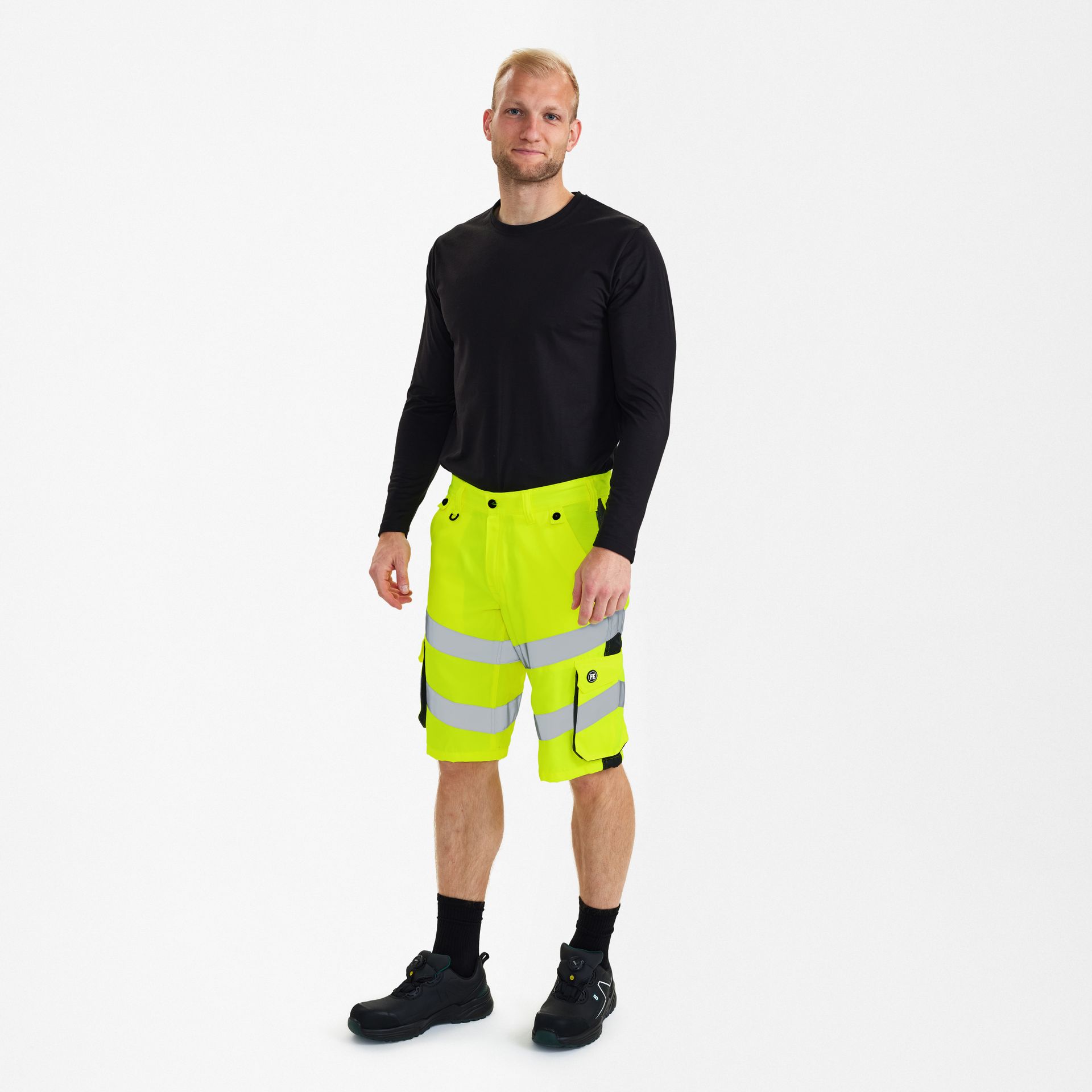 Safety Light Arbeitsshorts Gelb/Schwarz, Gr. 58