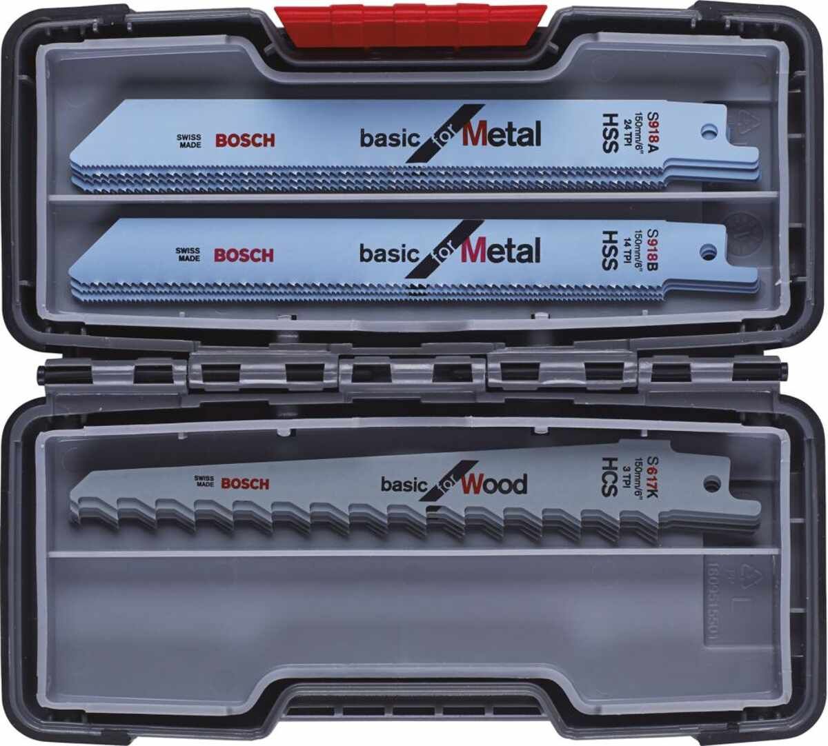 Säbelsägeblatt-Set Bosch 15-teilig Basic for Wood and Metal
