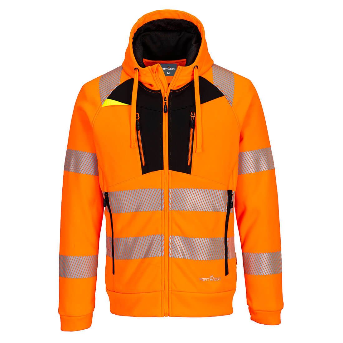 Portwest DX4 Warnschutz-Hoodie, Orange, Gr. 3XL