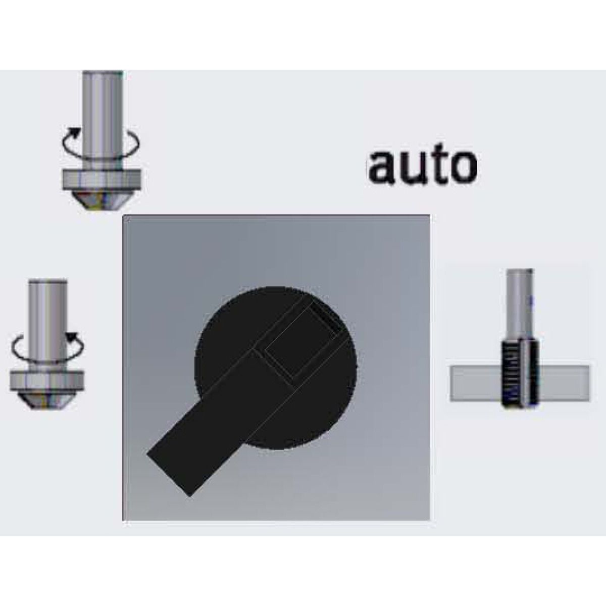 Säulenbohrmaschine Optimum OPTIdrill B 34HV Aktions-Set