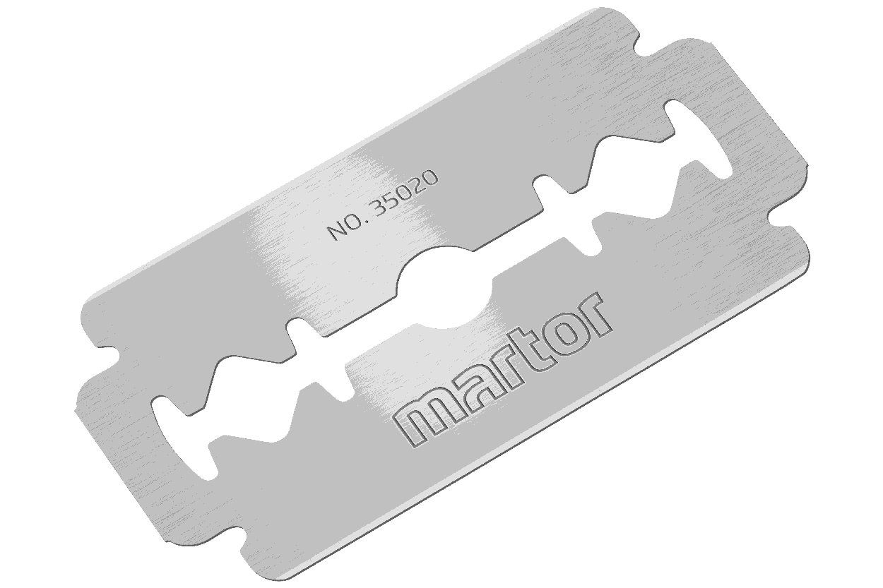 MARTOR Ersatzklinge INDUSTRIEKLINGE 35020 Standardschliff | 10 Stück