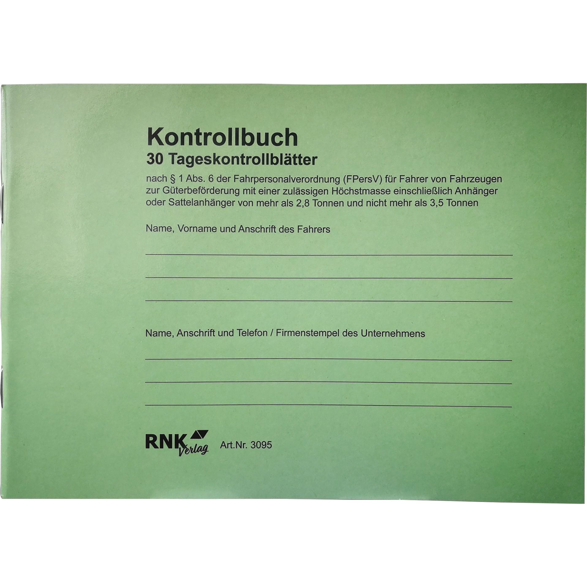 Fahrtenbuch A5 quer 32Bl