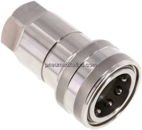 Hydraulikkupplung ISO 7241-1B, Muffe, G 3/4"(IG),Edelstahl