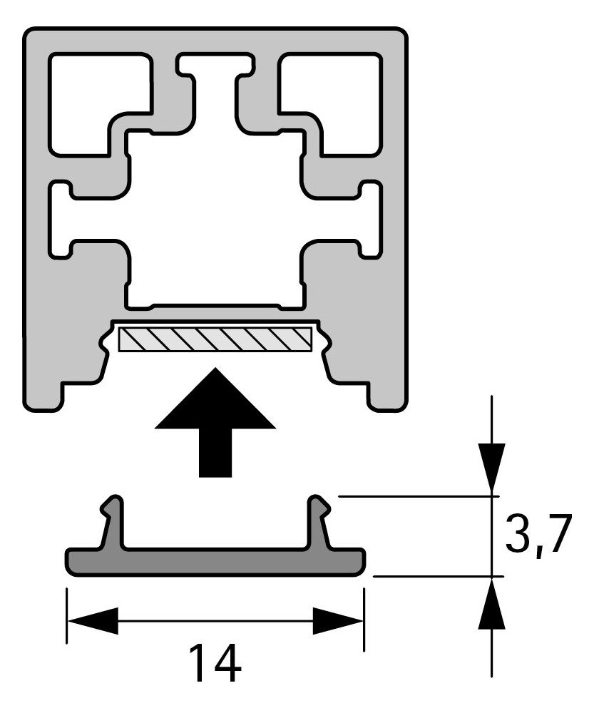 HETTICH CADRO Diffusionsprofil Kst. SW
