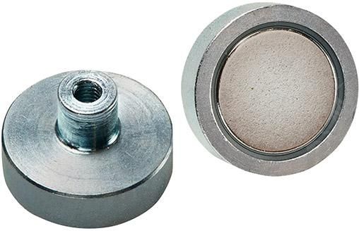 Flachgreifer-Magnet NdFeBmit Gewindebuchse 6x4,5/ 11,5mm FORMAT