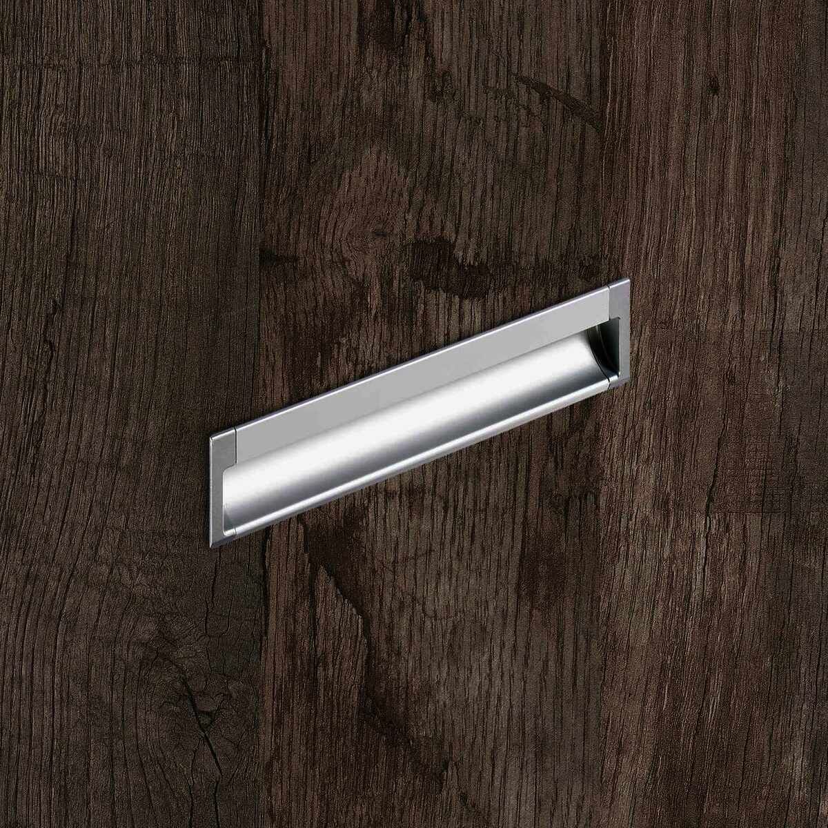 Endstücke Spira, L 11 mm, H 43 mm, Aluminium Optik