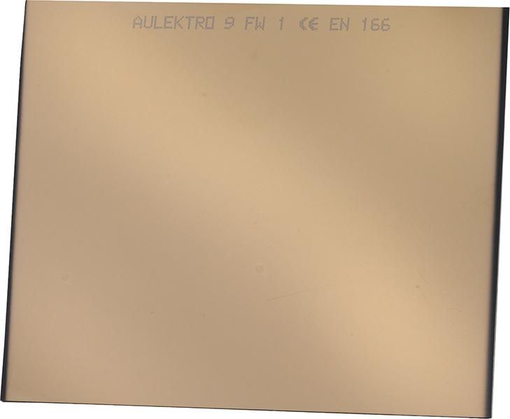 Schweißerschutzglas DIN 13 (51 x 108 mm) verspiegelt