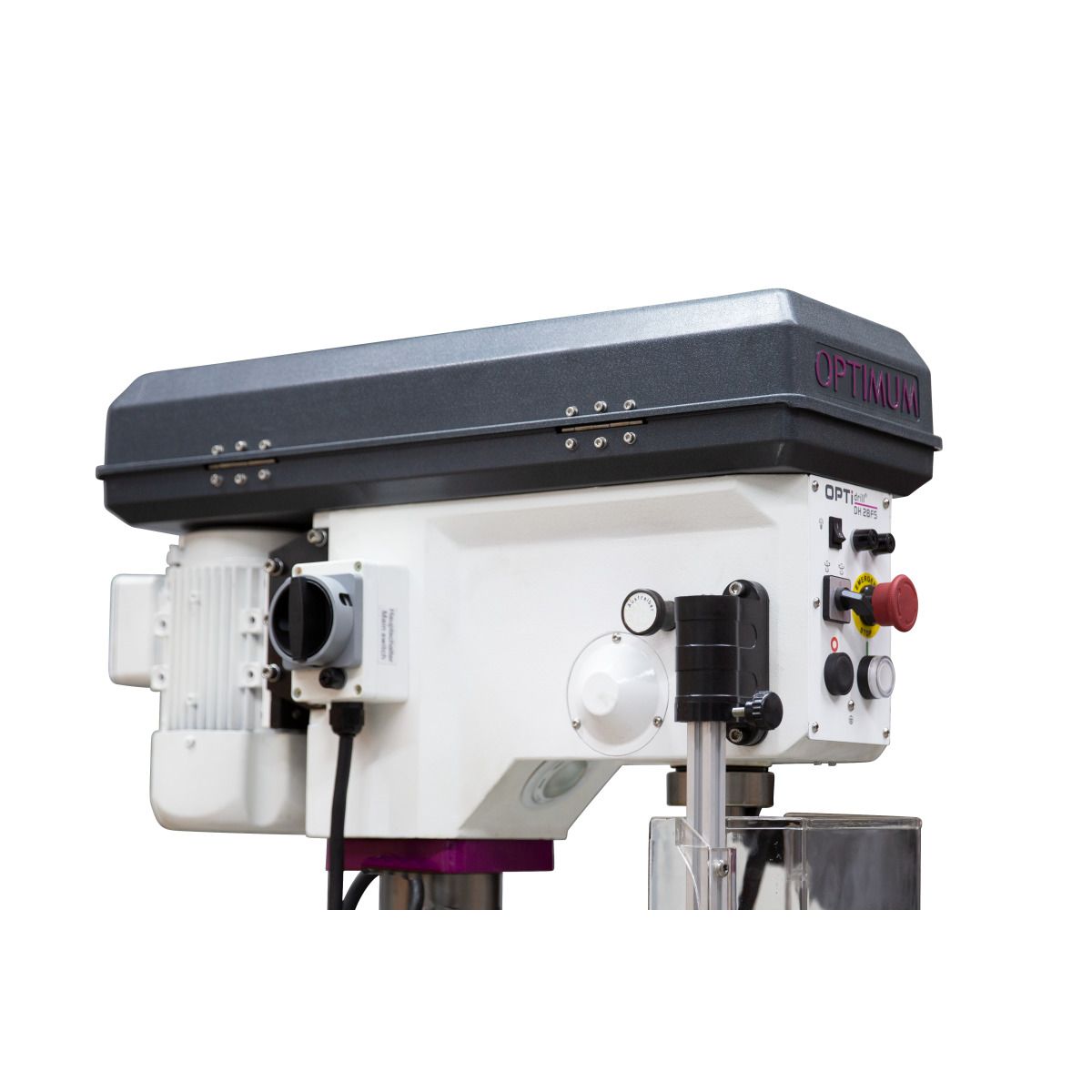 Tischbohrmaschine Optimum OPTIdrill DH 28FT Aktions-Set inkl. Maschinenschraubstock
