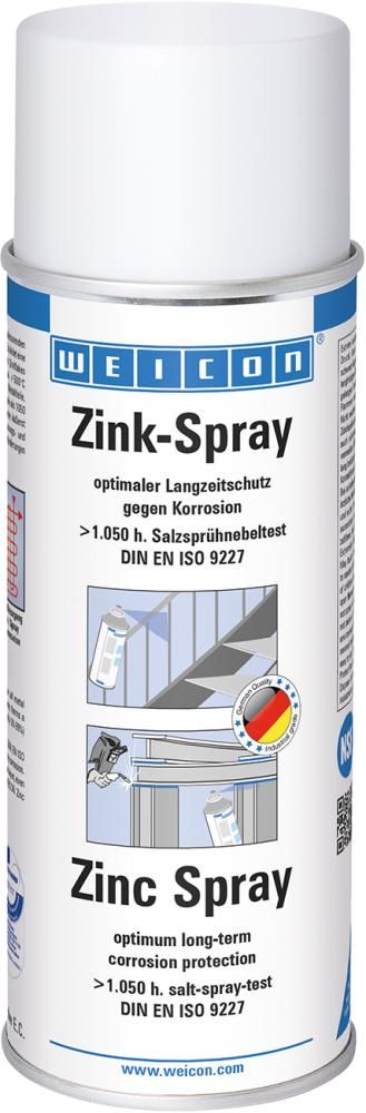 WEICON Zink-Spray | kathodischer Korrosionsschutz mit Zulassung für den Lebensmittelbereich | 400 ml