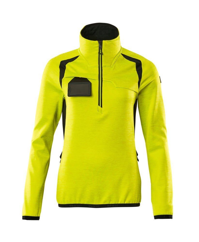 Mascot Fleecepullover mit kurzem Zipper, Damen