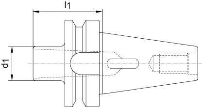 Einsatzhülse JISB6339AD Form D BT40/MK4 FORTIS