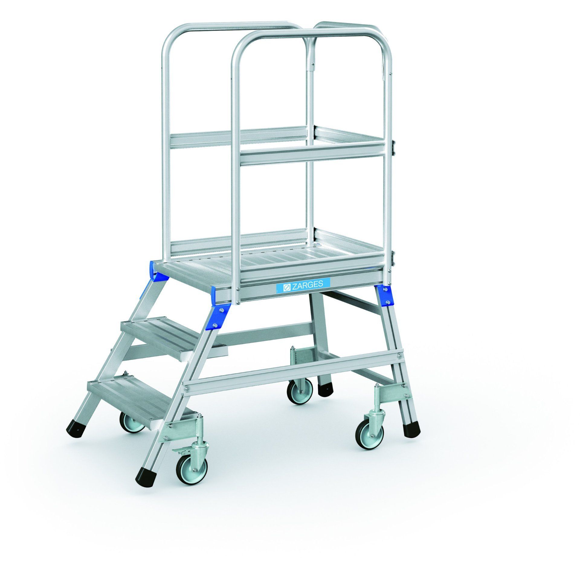 Zarges Podesttreppe, einseitig 3 Stufen