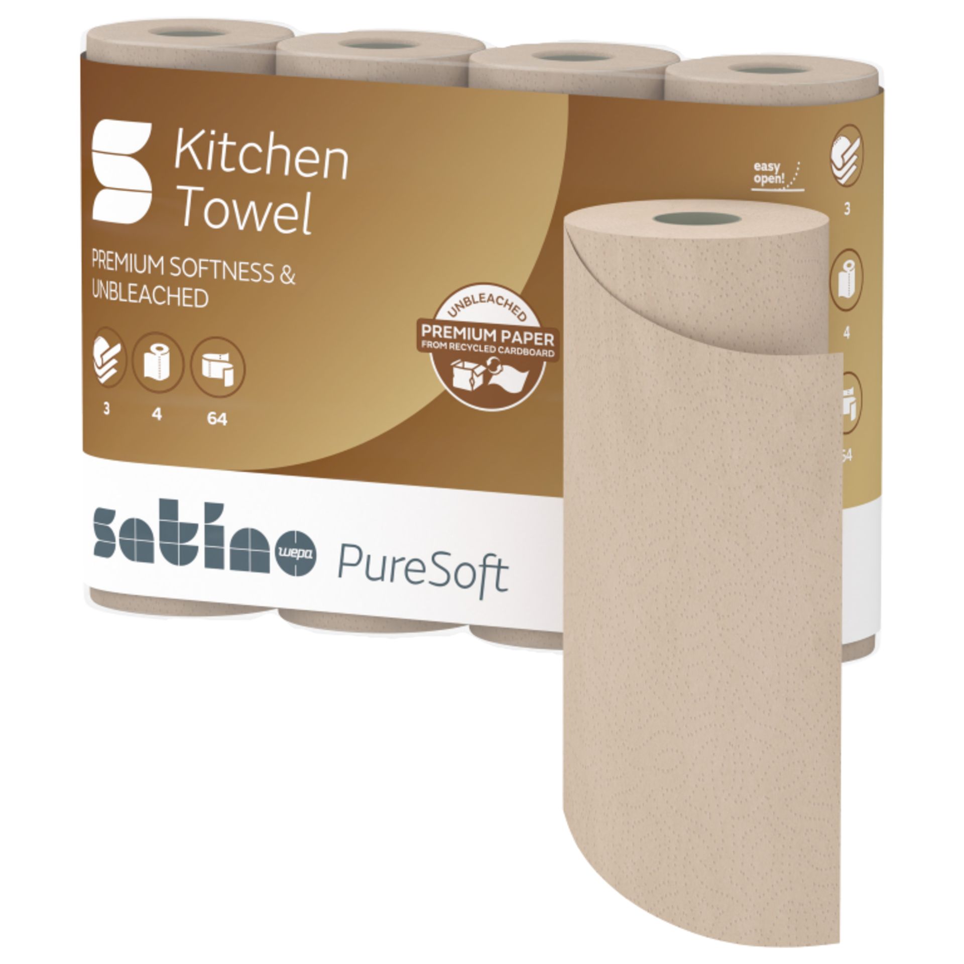 Küchenrolle PureSoft 4 St./Pack.