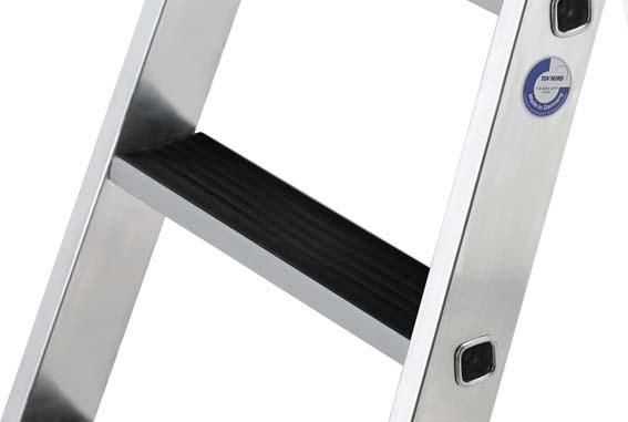 Alu-Stehleiter 3 Stufen clip-step Gesamthöhe 1,34 m Arbeitshöhe bis 2,70 m