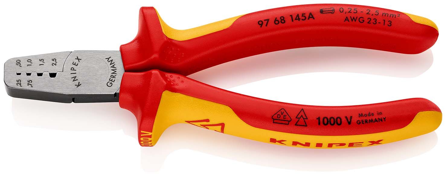 KNIPEX Crimpzange für Aderendhülsen isoliert