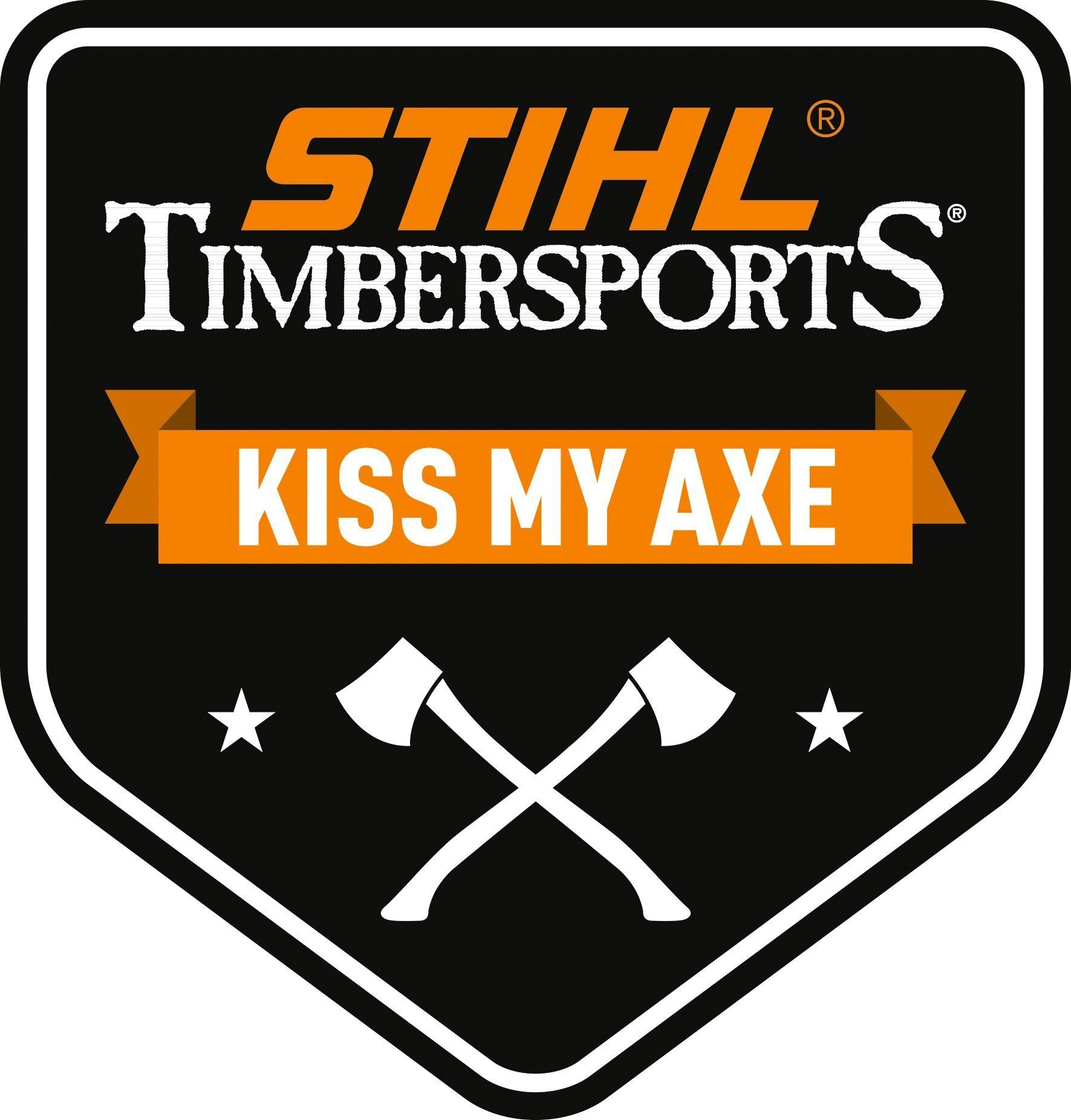 STIHL Aufkleber TIMBERSPORTS KMA 7,6 x 7,9 cm