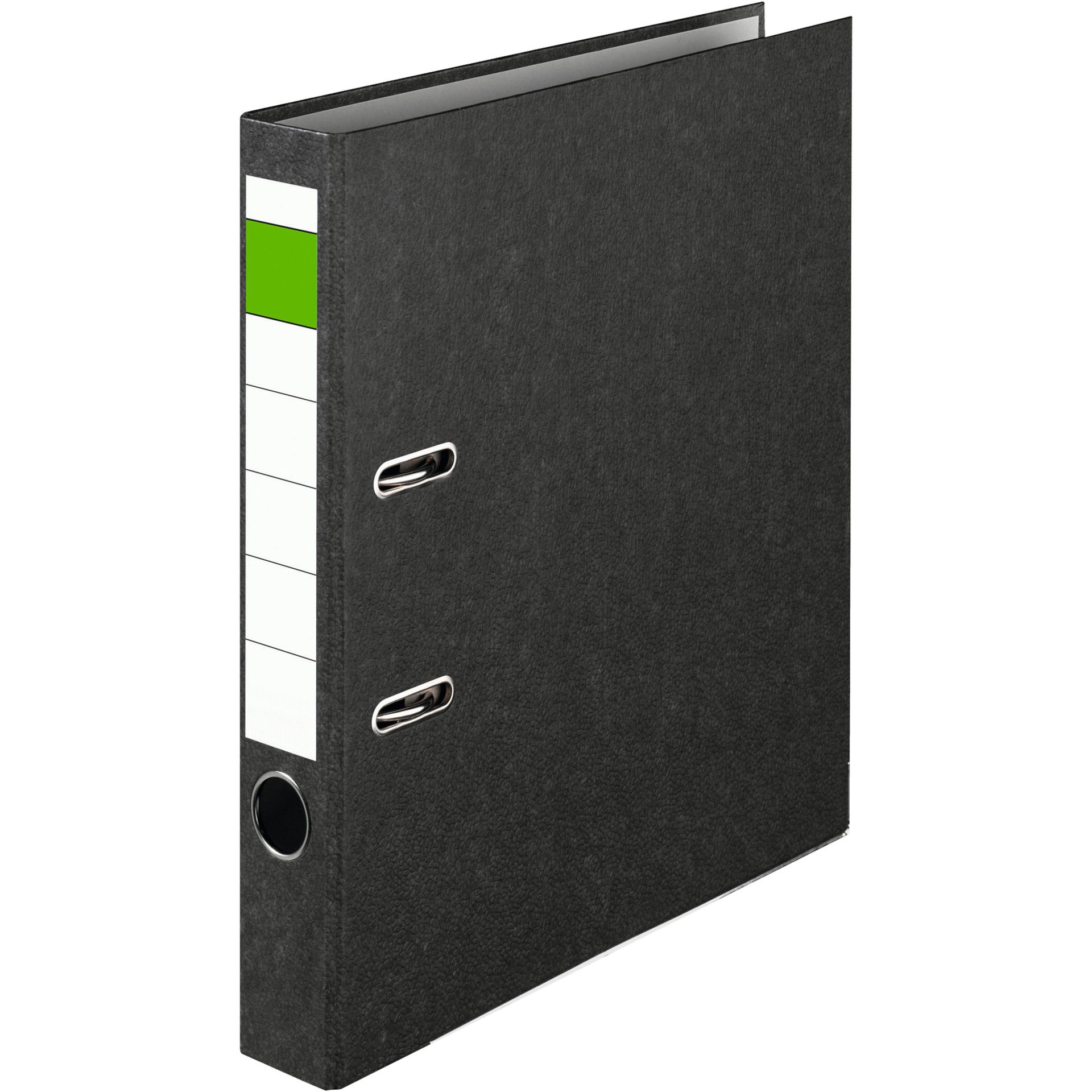 Ordner Economy A4 50mm RC Pappe schwarz 25St