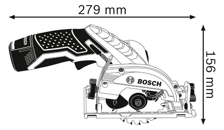 BOSCH Akku-Handkreissäge 26,5mm, SOLO