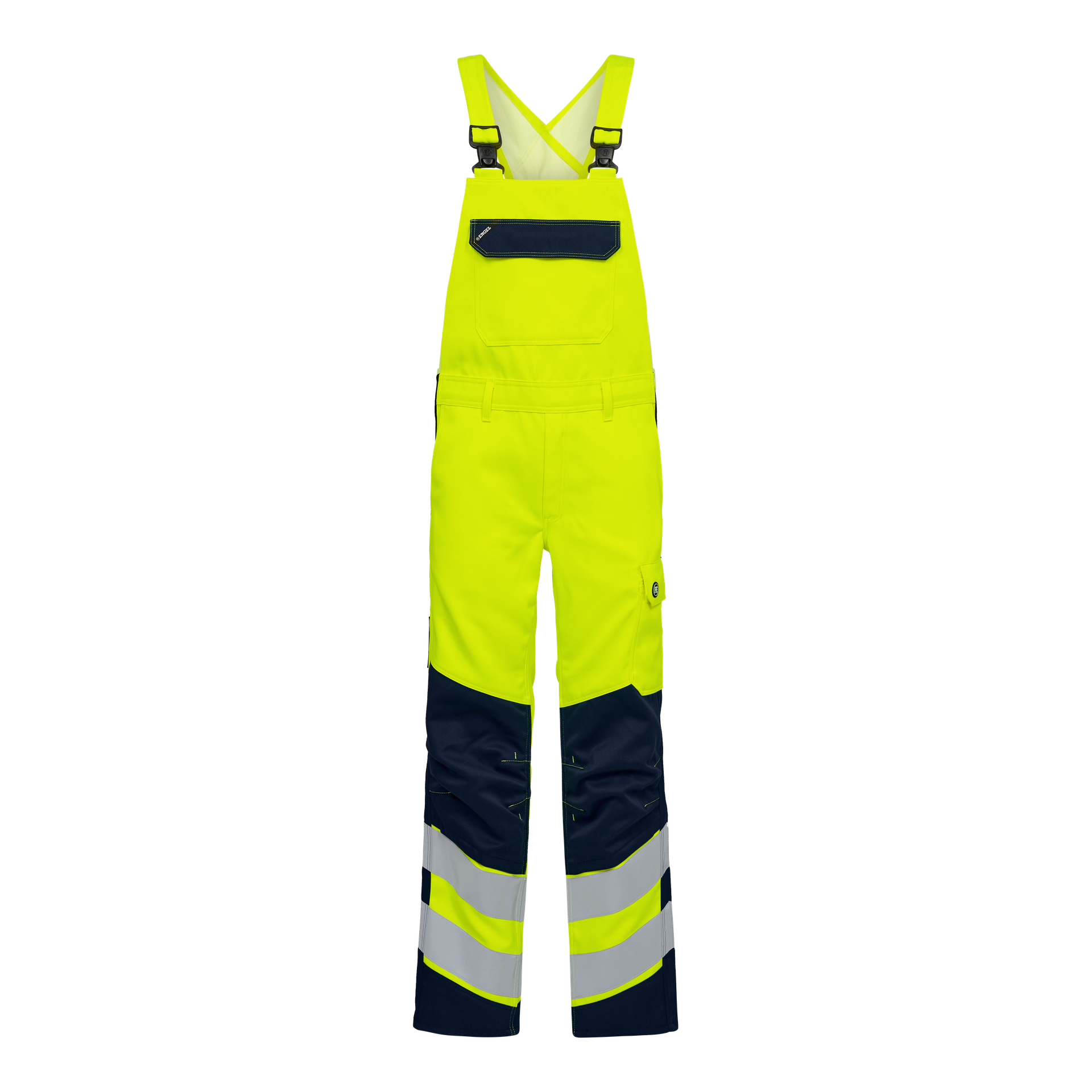 Safety+ Latzhose Gelb/Blue Ink, Gr. 66