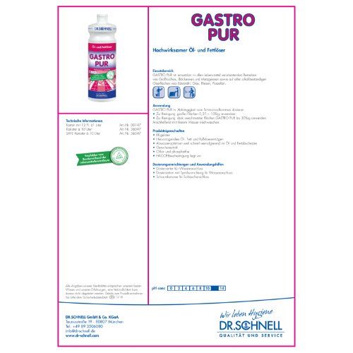 GASTRO PUR Kanister SAFE 10 Liter