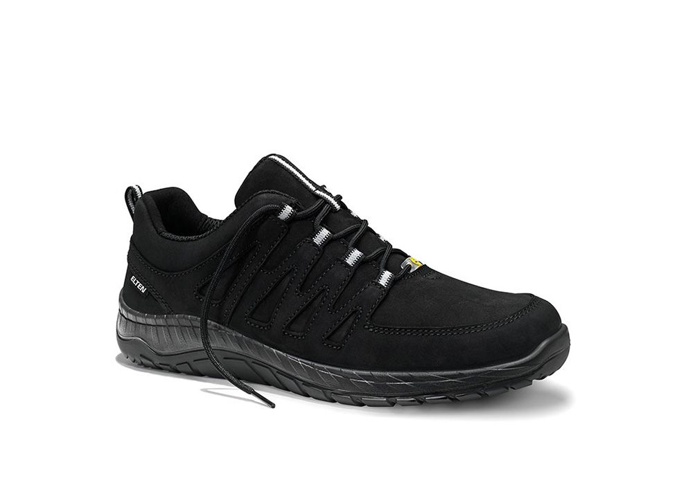 Berufshalbschuh MADDOX black leather Low ESD O2, Gr. 36