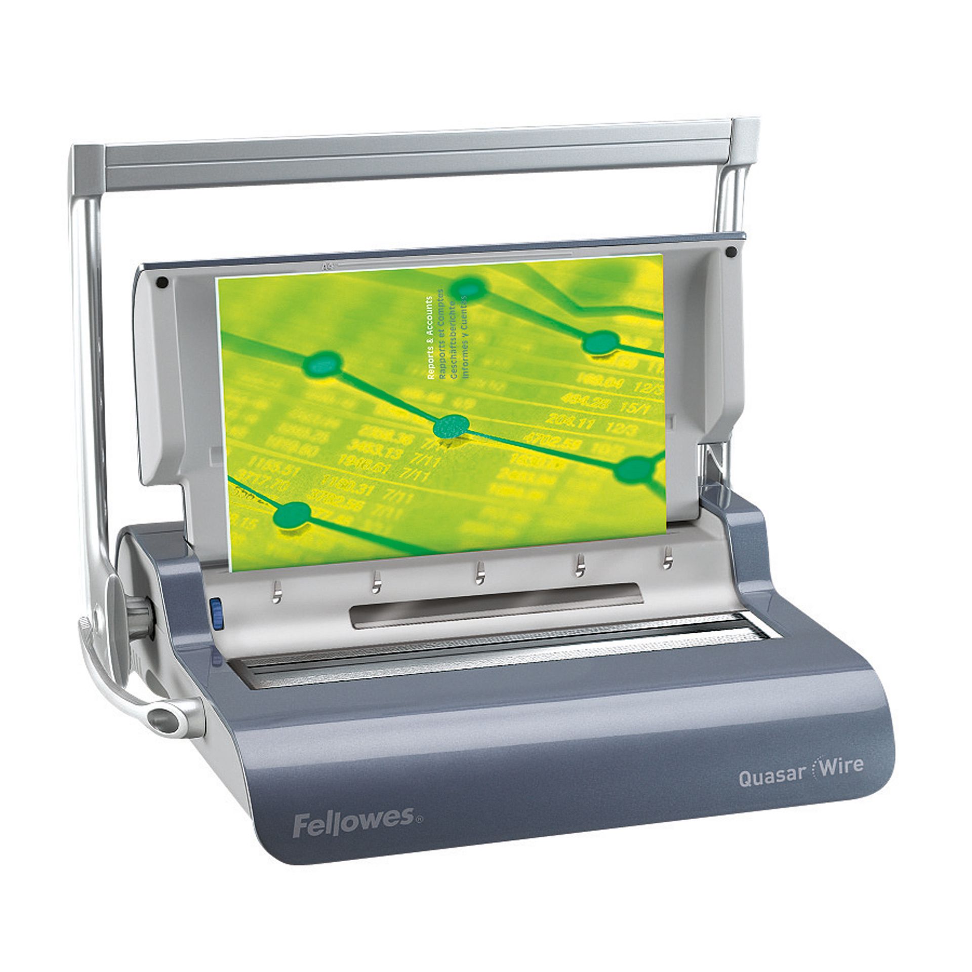 Drahtbindegerät Quasar max. 120Blatt grau