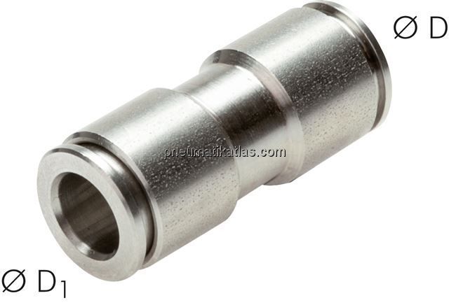 Gerader Steckanschluss 4mm, IQS-Edelstahl