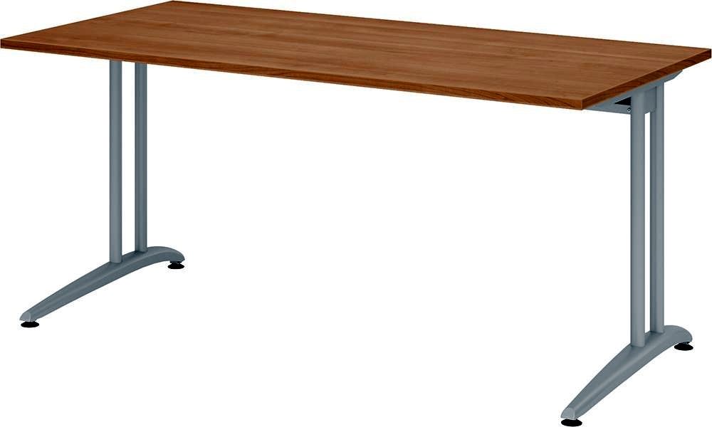Schreibtisch Nussbaum 1600x800 mm