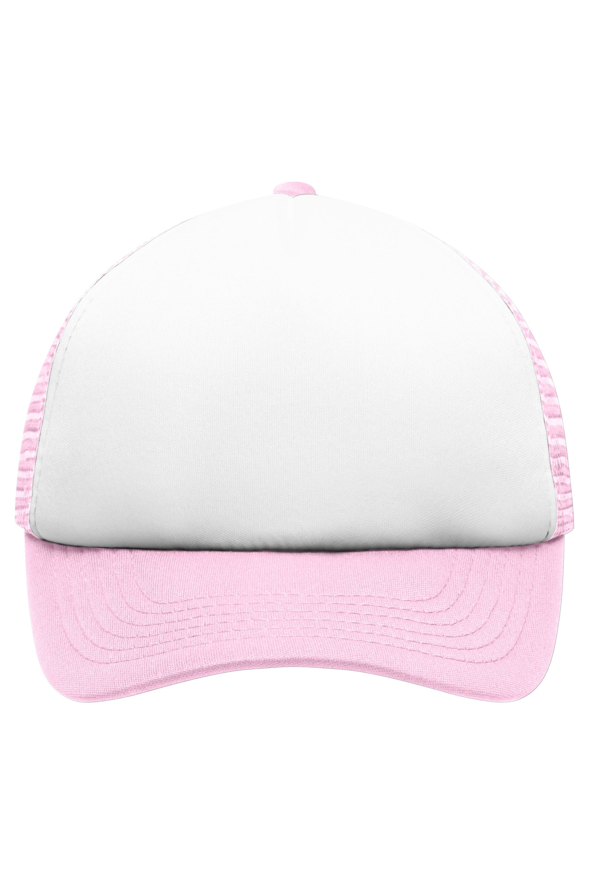 myrtle beach MB071 Cap, Weiß/Pink