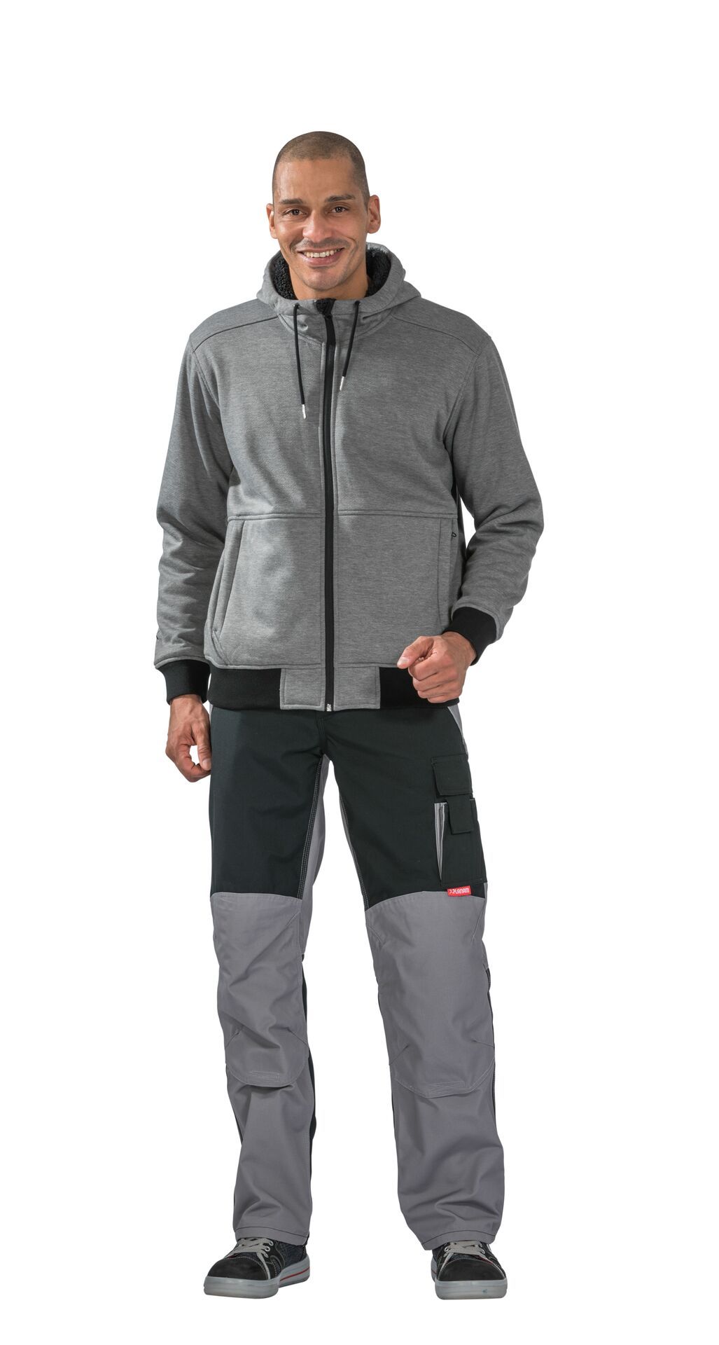 Planam Iceland Hoodie Outdoor grau Gr. XS