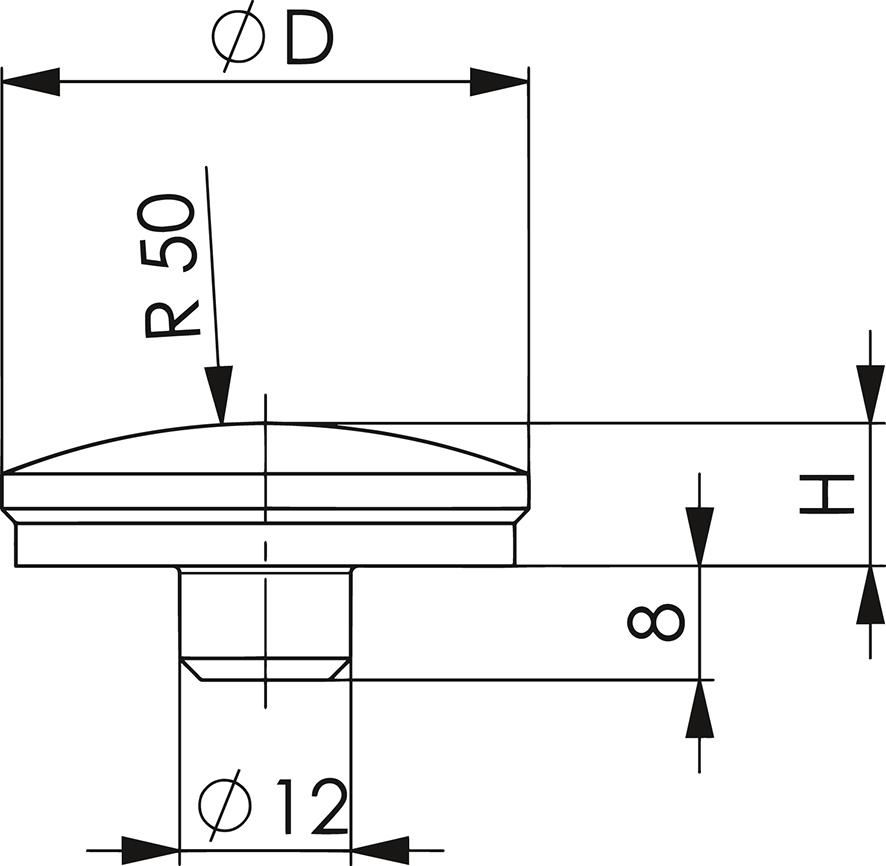 Kugelaufsatz Nr. 6440 AMF