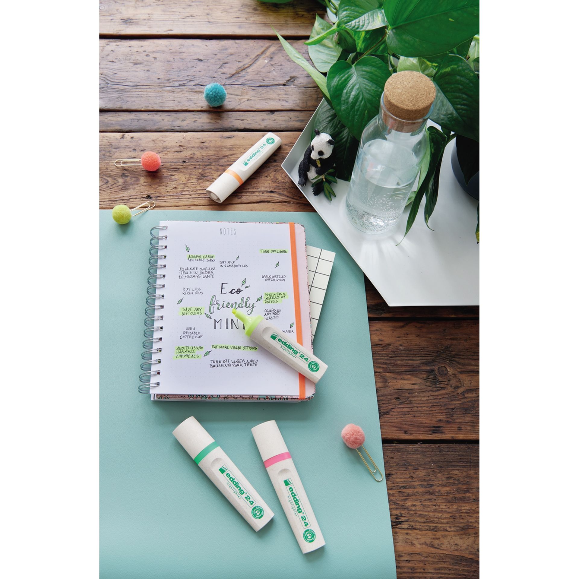 Textmarker 24 EcoLine  sort 4St