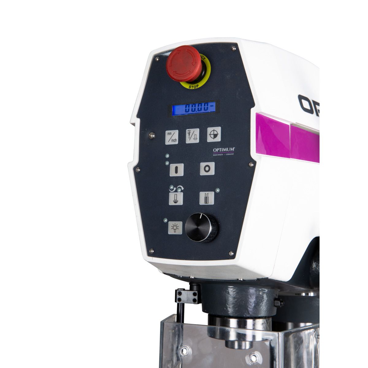 Säulenbohrmaschine Optimum OPTIdrill DP 26V-F Aktions-Set
