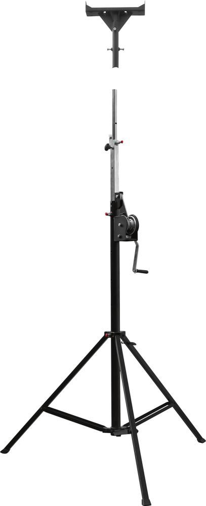 Stativ max. 4,30m für Iluminator Farbe: schwarz Tragfähigkeit: max 50 kg