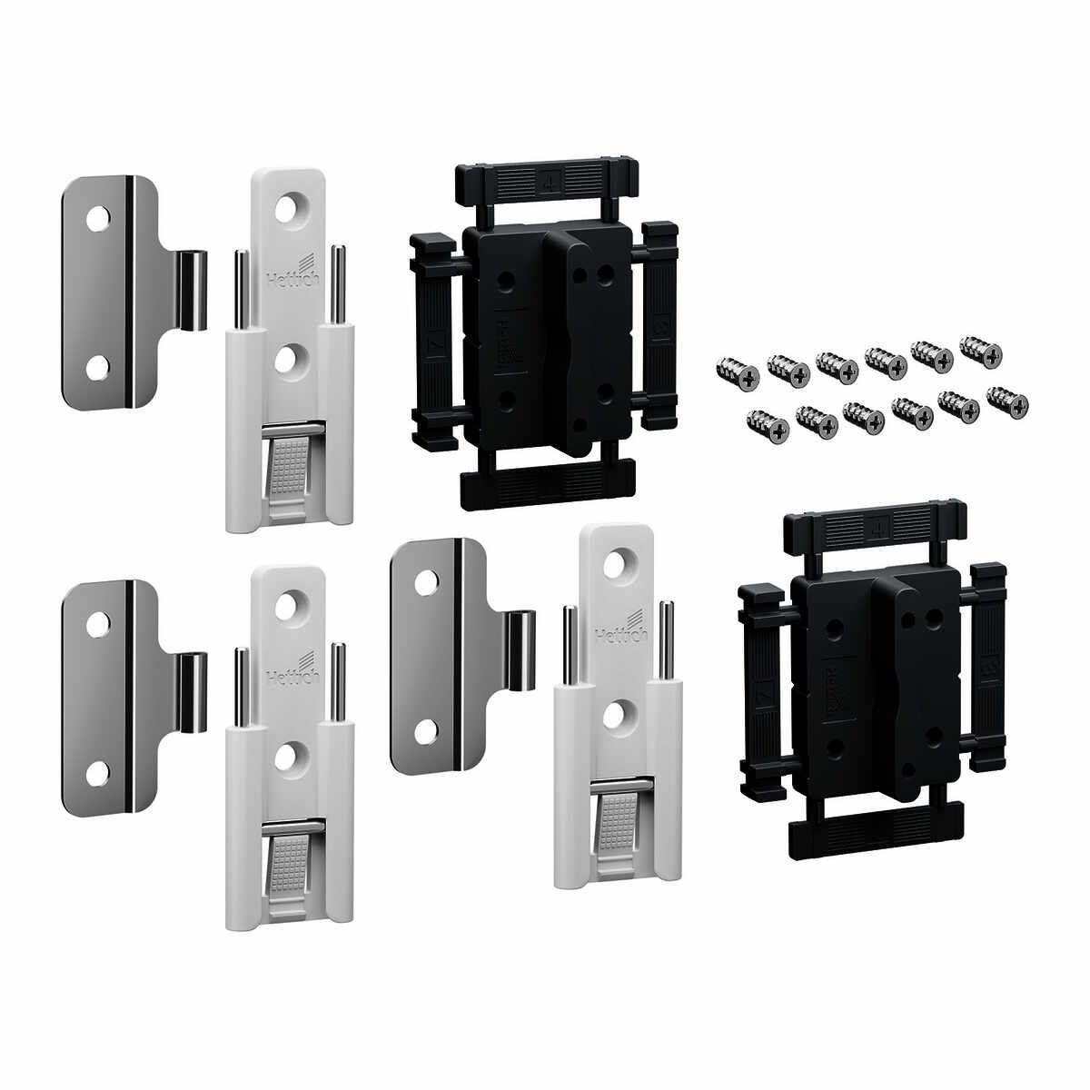 MS-Set WLL PC Schnellm. stand. 3x, weiß