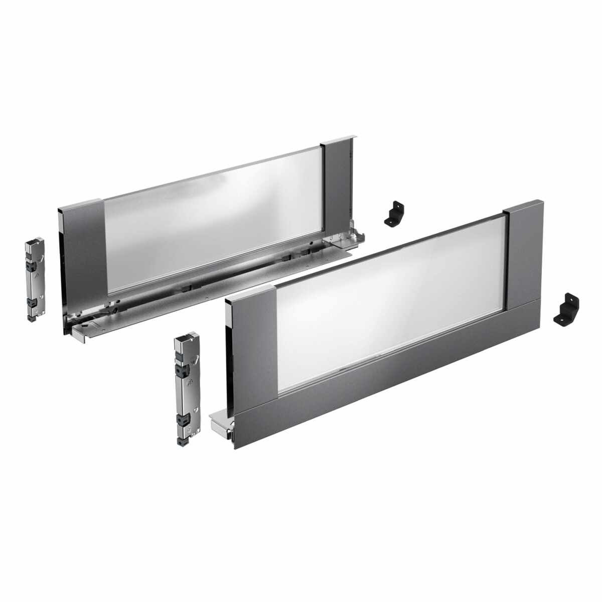 Inlayzarge Set li/re silber 400 187
