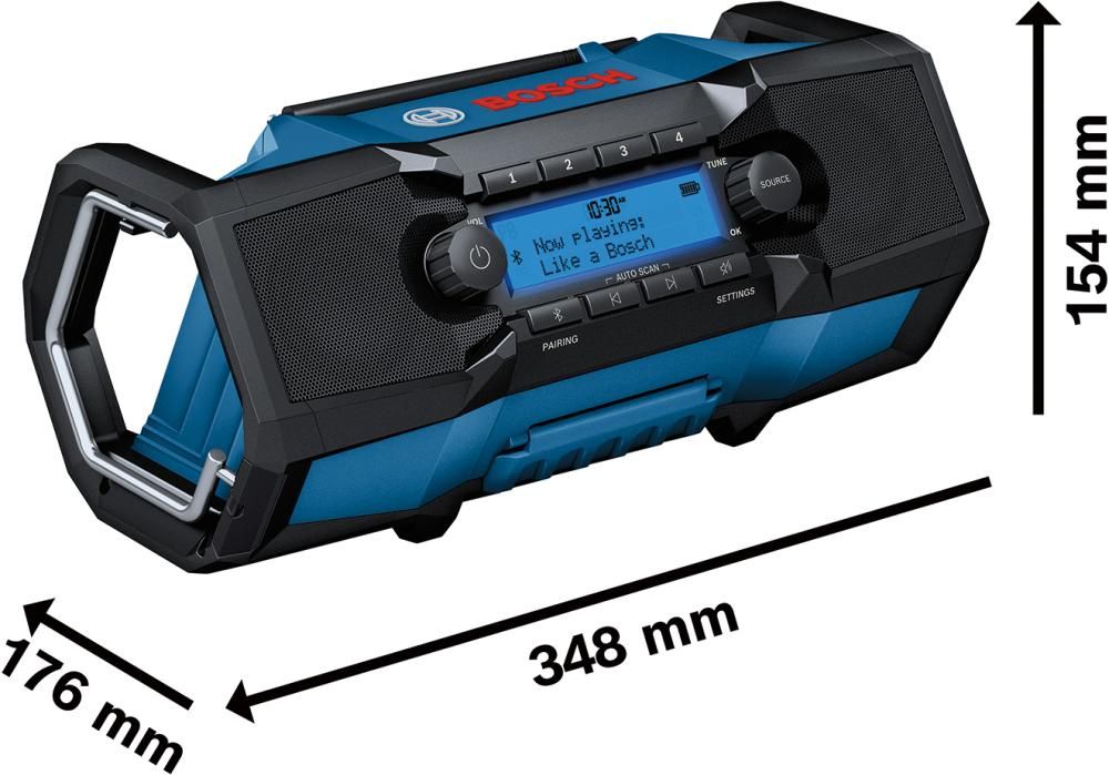 Akku Radio GPB18V-3SC ohne Akku ohne Ladegerät Karton