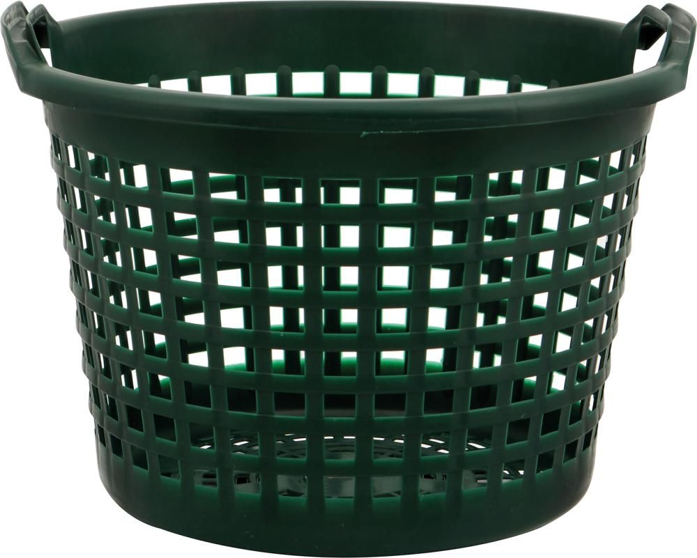 Gartenkorb 25 kg, grün, rund