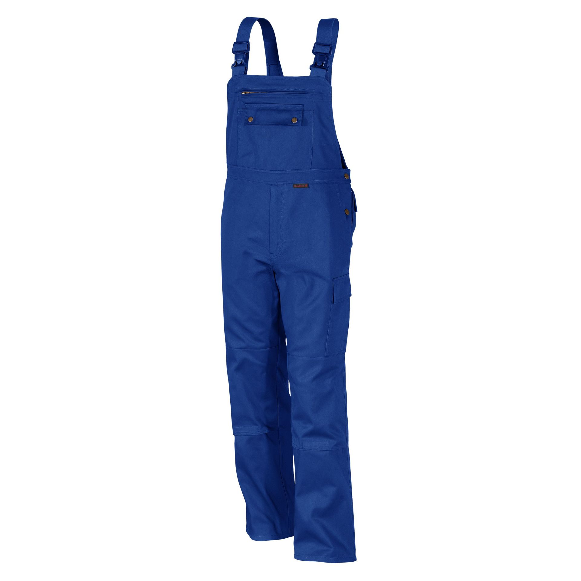 Qualitex Latzhose "comfort" comfort, kornblau, Gr. 102
