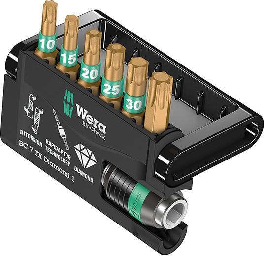 Bit-Satz Bit-Check 7 TX Diamond 1 Wera