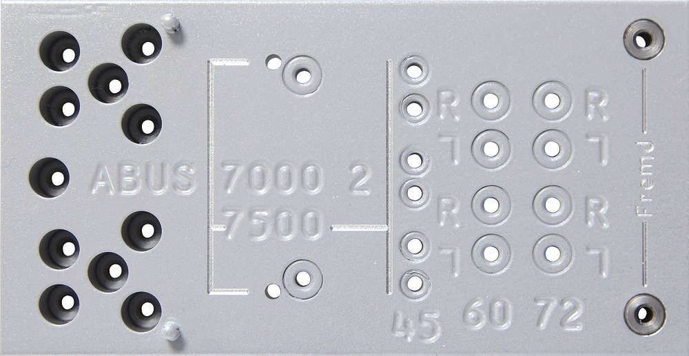 Bohrlehre Abus 7000/7500
