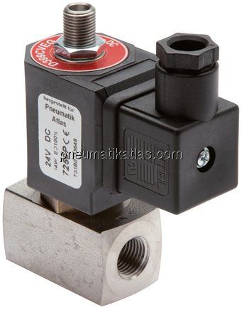 3/2-Wege ES-Magnetventil G 1/8" stromlos geschlossen (NC)