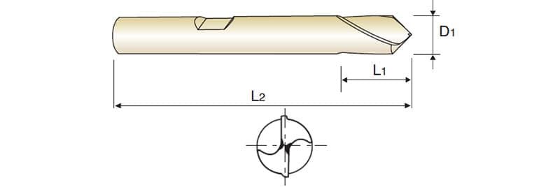 CARBIDE NC ANBOHRER (120°)