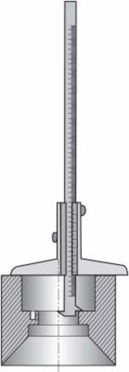 Doppelhaken-Tiefenmess- Schieber mit doppelten Messflächen 200 mm FORTIS