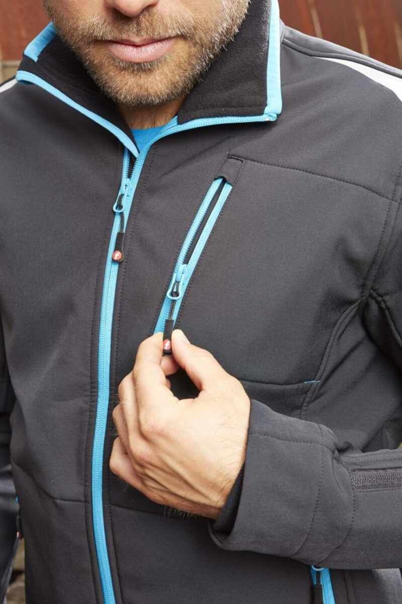 FORTIS Herren Jacke 24, blau/rot,Gr.3XL