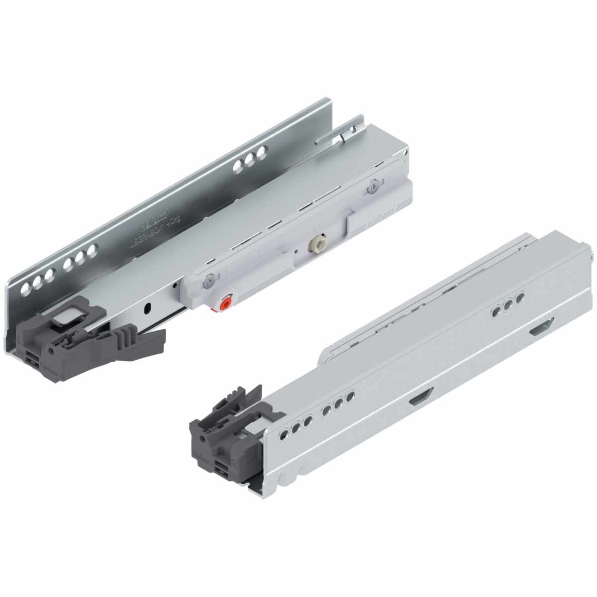 LEGRABOX Korpusschiene mit TIP-ON, Vollauszug, 40 kg, NL=270 mm, links/rechts, verzinkt