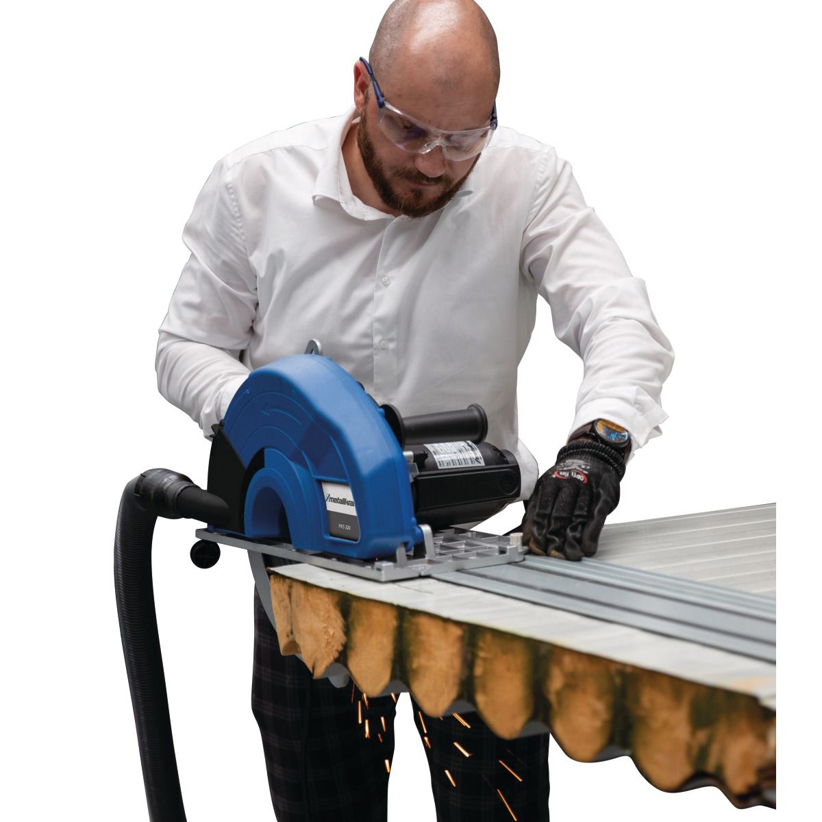 Metallhandkreissäge Metallkraft HKS 320 Aktions-Set